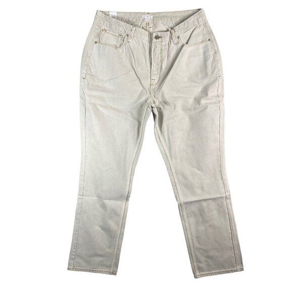GOOD AMERICAN Woman's Good '90s Cream Icon Straight Leg Jeans Size 16 - Picture 2 of 9